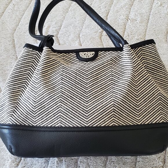 Brighton Cala Tote Black-White - Handbags by Brighton - Picture 1 of 4